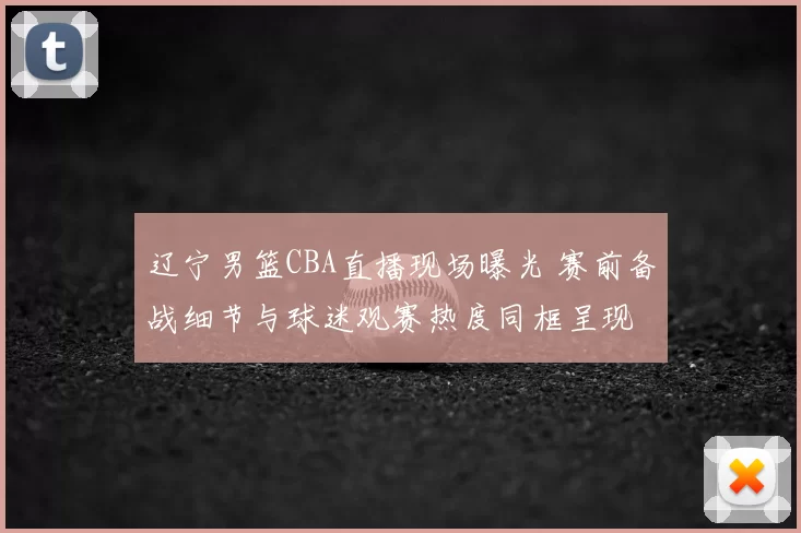辽宁男篮CBA直播现场曝光 赛前备战细节与球迷观赛热度同框呈现
