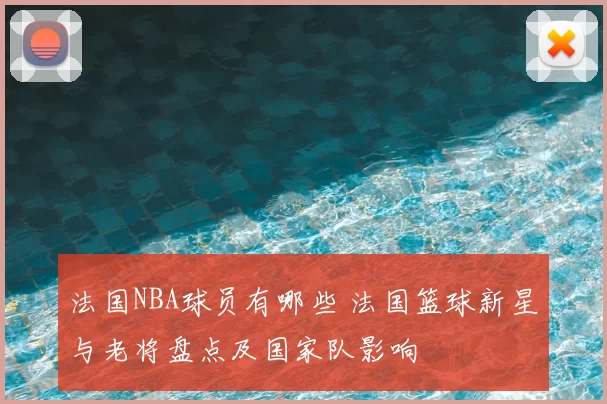 法国NBA球员有哪些 法国篮球新星与老将盘点及国家队影响